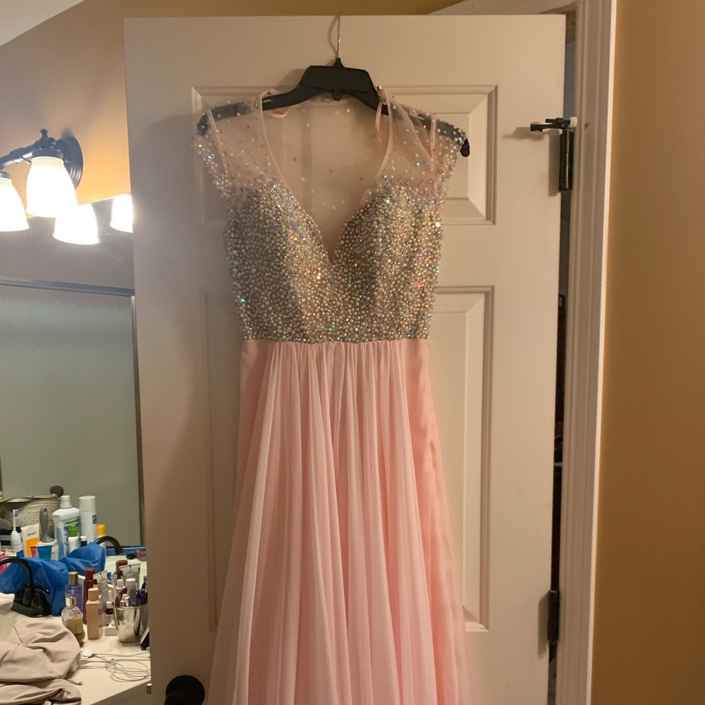 Pink prom dress